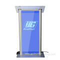 Clear acrylic LED lectern stand